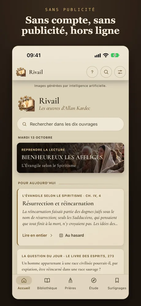 Sans compte, sans publicité, sans internet.